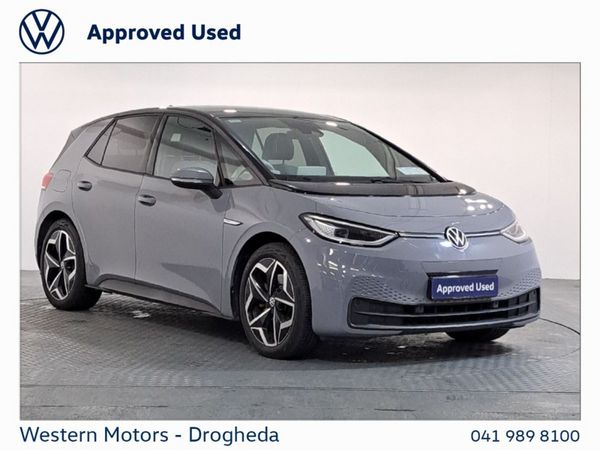 Volkswagen ID.3 Hatchback, Electric, 2021, Grey