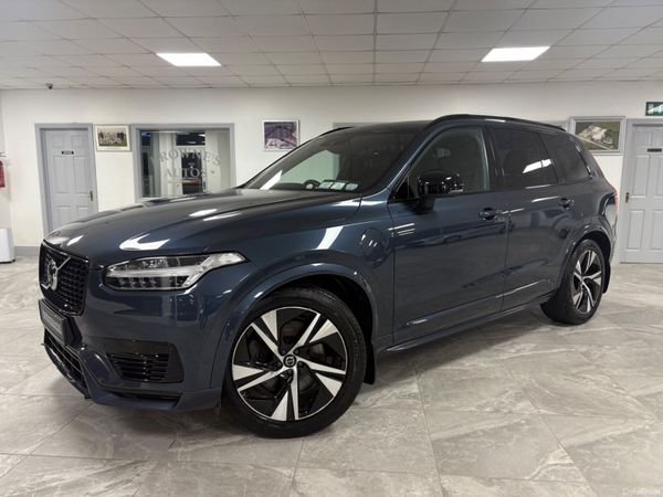 Volvo XC90 SUV, Petrol Plug-in Hybrid, 2021, Blue