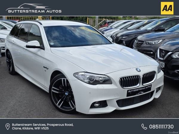 BMW 5-Series Estate, Diesel, 2015, White