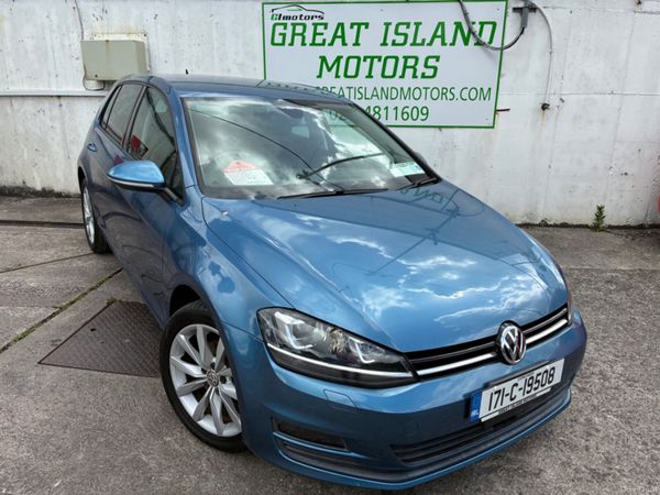 Volkswagen Golf Hatchback, Petrol, 2017, Blue