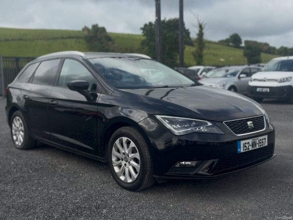 SEAT Leon Estate, Petrol, 2015, Black