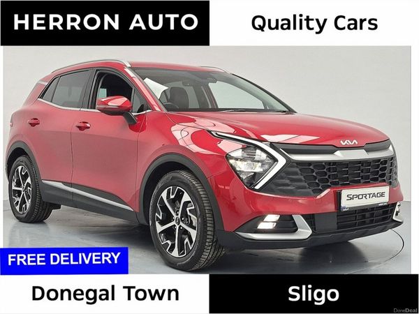 Kia Sportage SUV, Petrol Hybrid, 2023, Red