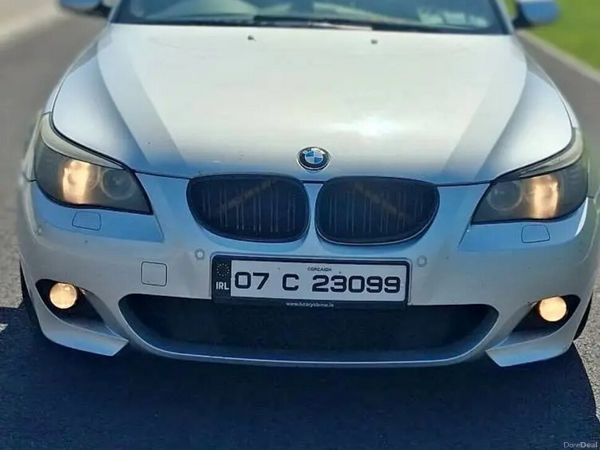 BMW 5-Series Saloon, Diesel, 2007, Silver