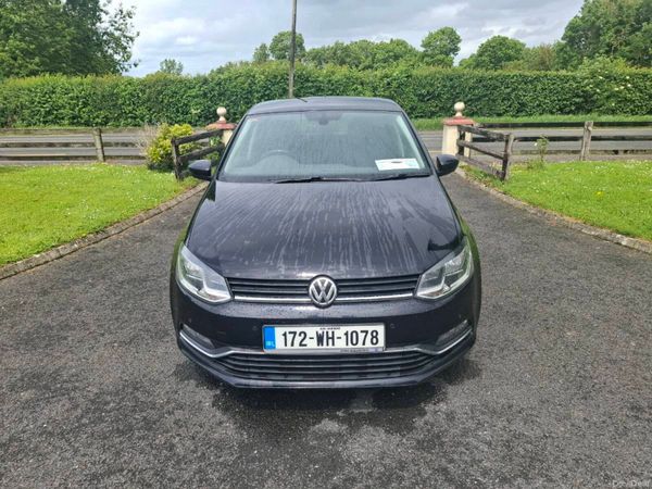 Volkswagen Polo Hatchback, Diesel, 2017, Black