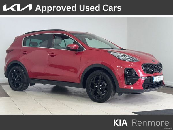 Kia Sportage MPV, Diesel Hybrid, 2021, Red