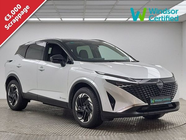 Nissan Qashqai MPV, Petrol Hybrid, 2026, White