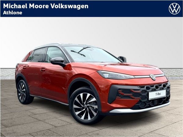 Volkswagen T-Roc SUV, Petrol, 2026, Red
