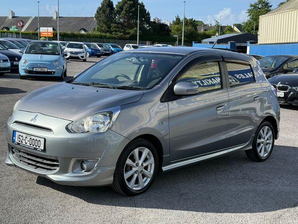 Mitsubishi Mirage Hatchback, Petrol, 2015, Silver
