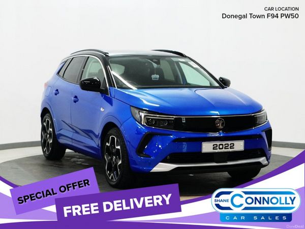 Vauxhall Grandland Hatchback, Petrol Hybrid, 2022, Blue