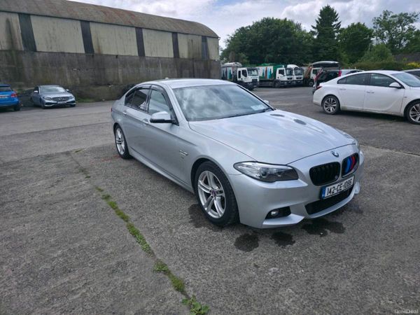 BMW 5-Series Saloon, Diesel, 2014, Silver