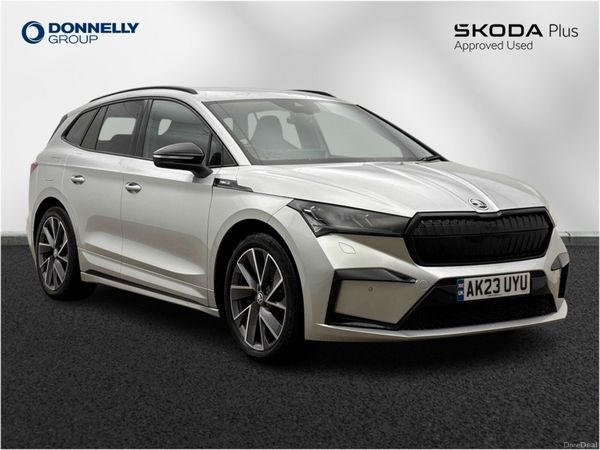 Skoda Enyaq Estate, Electric, 2023, Silver
