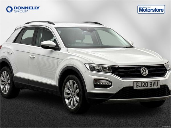 Volkswagen T-Roc Hatchback, Petrol, 2020, White