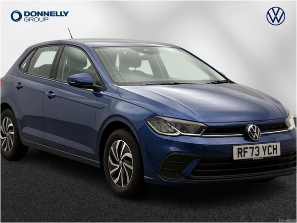Volkswagen Polo Hatchback, Petrol, 2023, Blue
