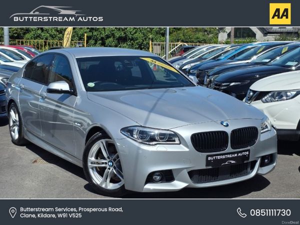 BMW 5-Series Saloon, Diesel, 2015, Silver