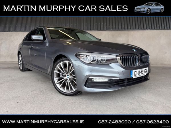 BMW 5-Series Saloon, Diesel, 2017, Blue