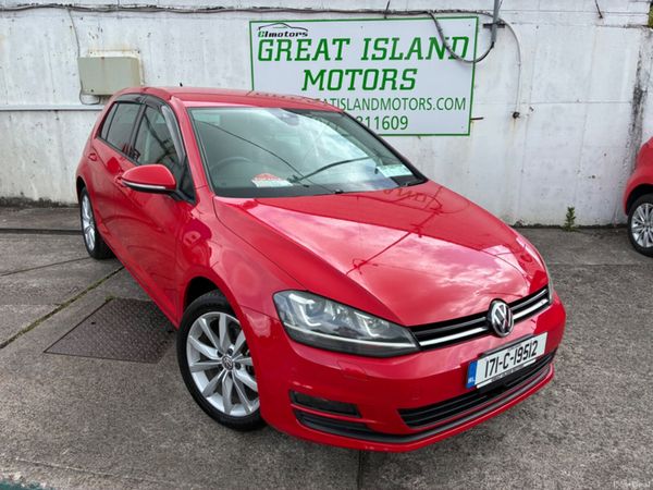 Volkswagen Golf Hatchback, Petrol, 2017, Red