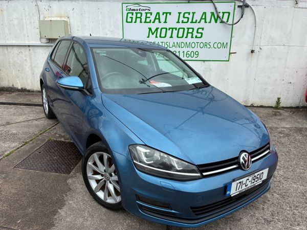 Volkswagen Golf Hatchback, Petrol, 2017, Blue