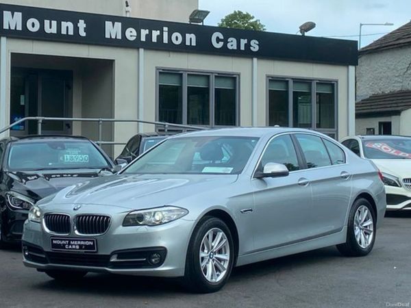 BMW 5-Series Saloon, Diesel, 2016, Silver