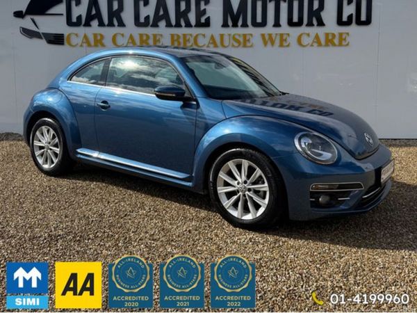 Volkswagen Beetle Hatchback, Petrol, 2018, Blue