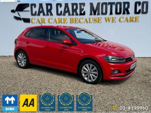 Volkswagen Polo Hatchback, Petrol, 2018, Red