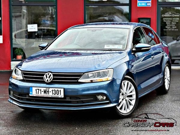 Volkswagen Jetta Saloon, Diesel, 2017, Blue