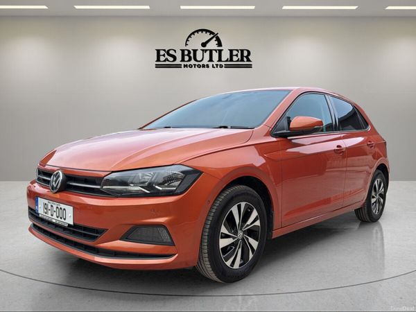 Volkswagen Polo Hatchback, Petrol, 2019, Orange