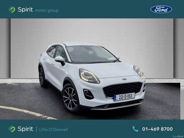 Ford Puma MPV, Petrol Hybrid, 2022, White
