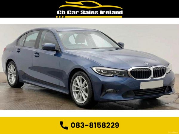 BMW 3-Series Saloon, Diesel Hybrid, 2020, Blue