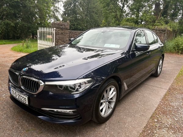 BMW 5-Series Saloon, Diesel, 2017, Blue