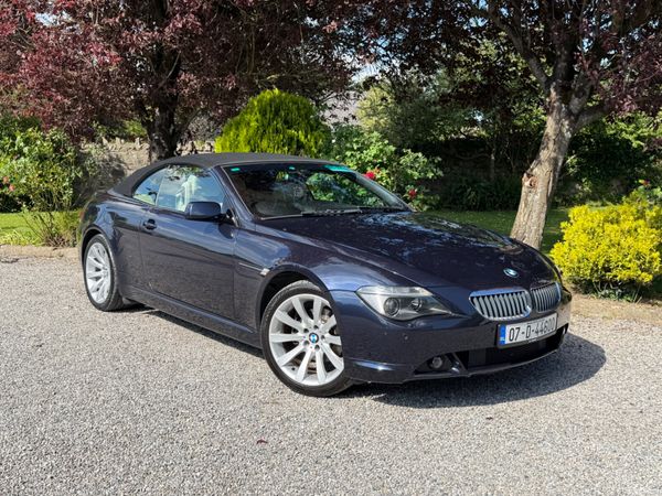 BMW 6-Series Convertible, Petrol, 2007, Blue