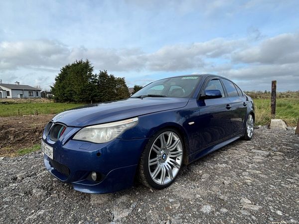BMW 5-Series Saloon, Diesel, 2008, Blue