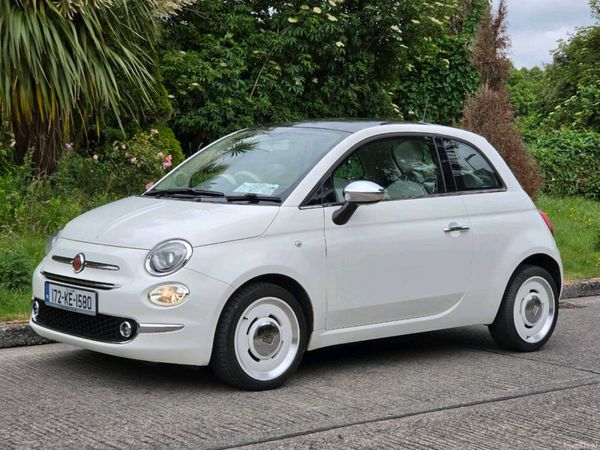 Fiat 500 Hatchback, Petrol, 2017, White
