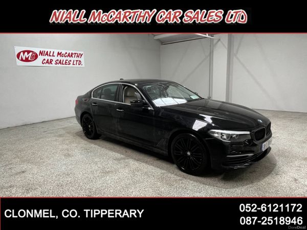 BMW 5-Series Saloon, Diesel, 2018, Black