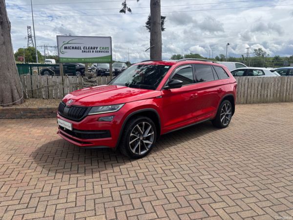 Skoda Kodiaq Estate, Diesel, 2018, Red