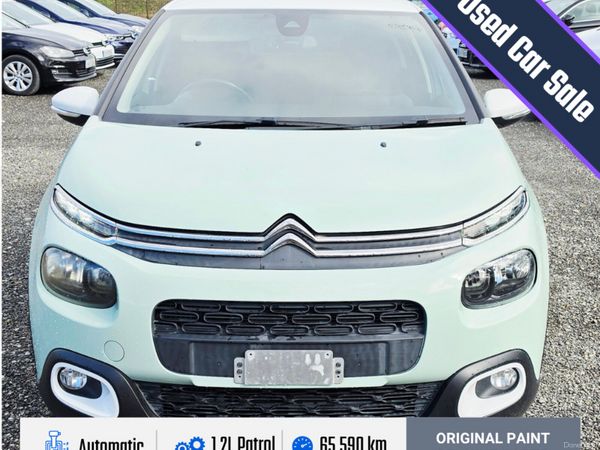 Citroen C3 Hatchback, Petrol, 2018, Green