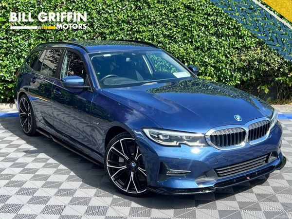 BMW 3-Series Estate, Petrol Plug-in Hybrid, 2022, Blue
