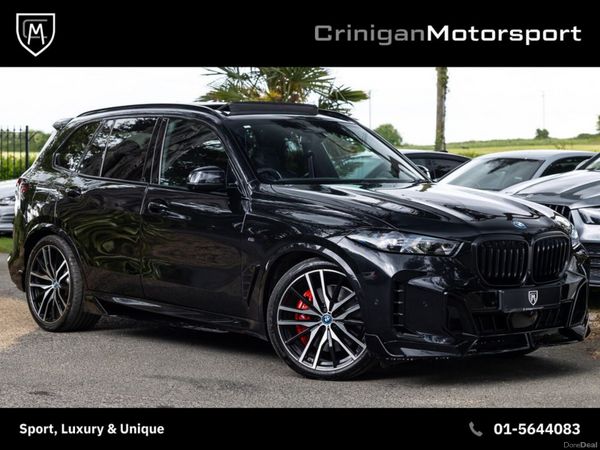 BMW X5 SUV, Petrol Plug-in Hybrid, 2024, Black