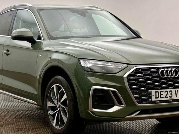 Audi Q5 SUV, Diesel Hybrid, 2023, Green