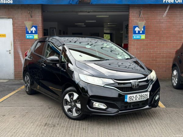 Honda Fit Hatchback, Petrol Hybrid, 2019, Black