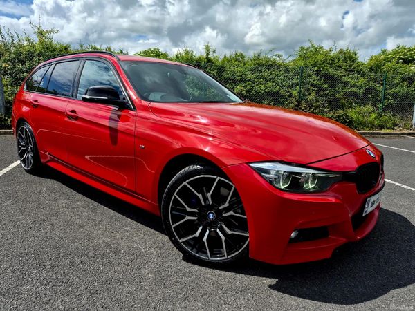 BMW 3-Series Estate, Diesel, 2019, Red
