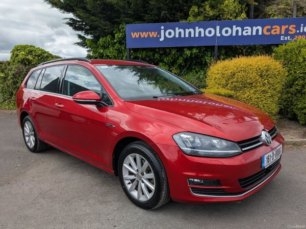 Volkswagen Golf Estate, Petrol, 2016, Red