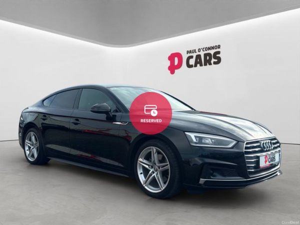 Audi A5 Saloon, Petrol, 2018, Black