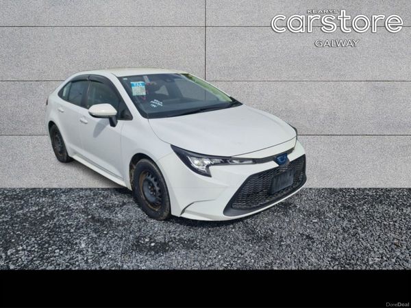 Toyota Corolla Saloon, Petrol Hybrid, 2021, White
