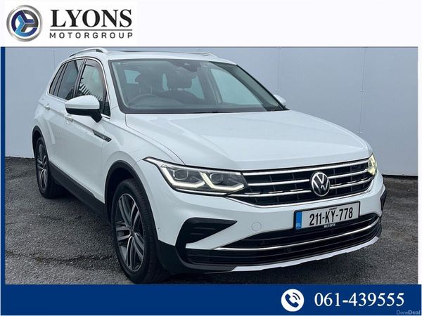Volkswagen Tiguan SUV, Diesel, 2021, White
