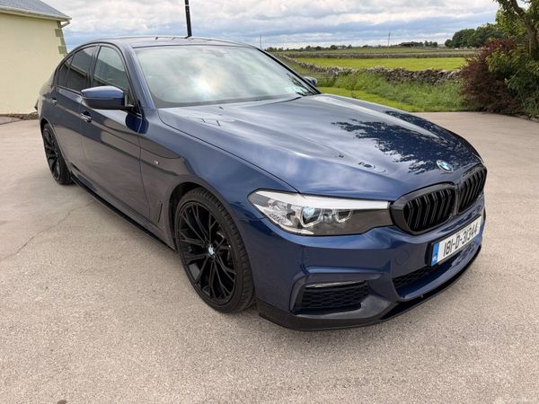 BMW 5-Series Saloon, Diesel, 2018, Blue