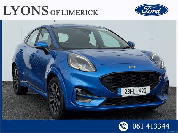 Ford Puma MPV, Petrol Hybrid, 2023, Blue