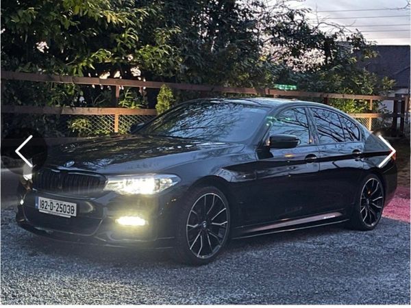 BMW 5-Series Saloon, Diesel, 2018, Black