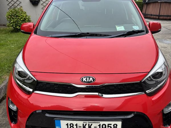 Kia Picanto Hatchback, Petrol, 2018, Red