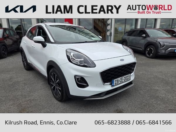 Ford Puma MPV, Petrol Hybrid, 2023, White