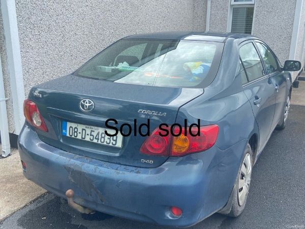 Toyota Corolla Saloon, Diesel, 2008, Blue